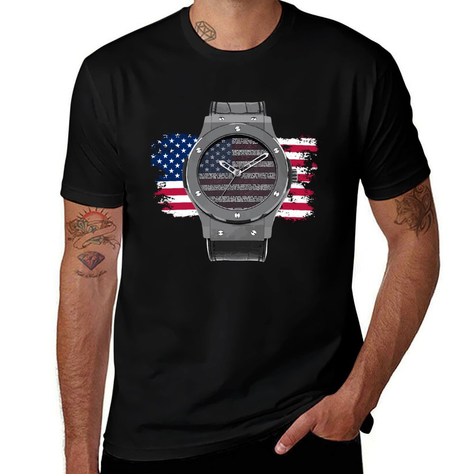 Luxury Watch Drawing - LUXURY WATCH DRAWING T-Shirt Quick Dry
