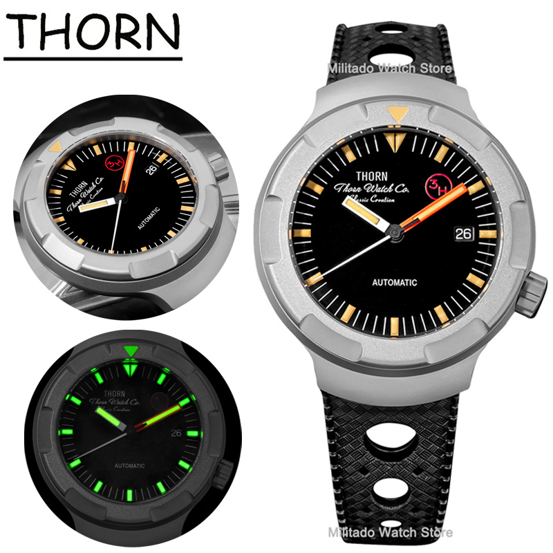 Titanium Sport Watch - THORN T011 Titanium Watch PT5000 Automatic
