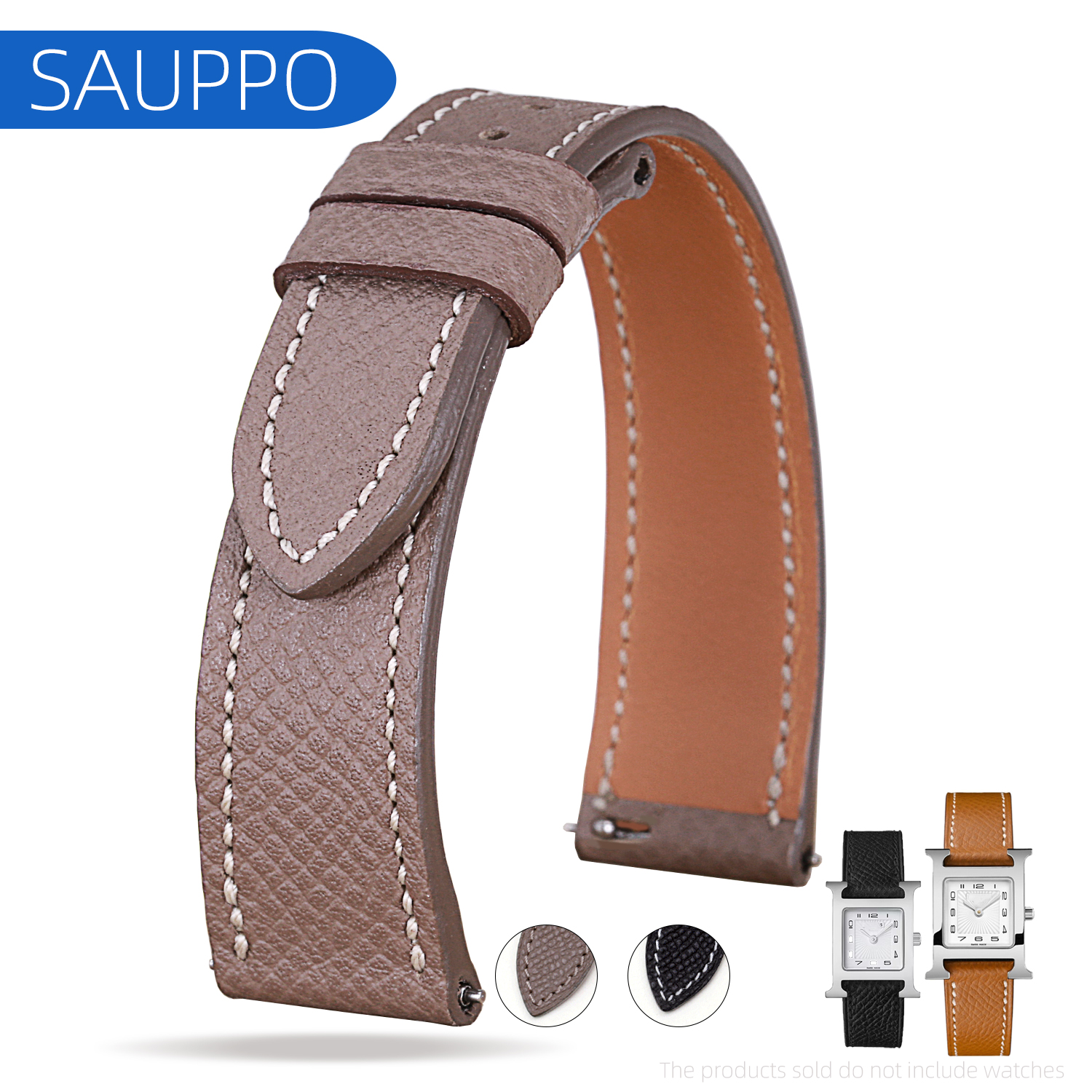 Luxury Watch Hermes - SAUPPO watch strap for Hermes Hour
