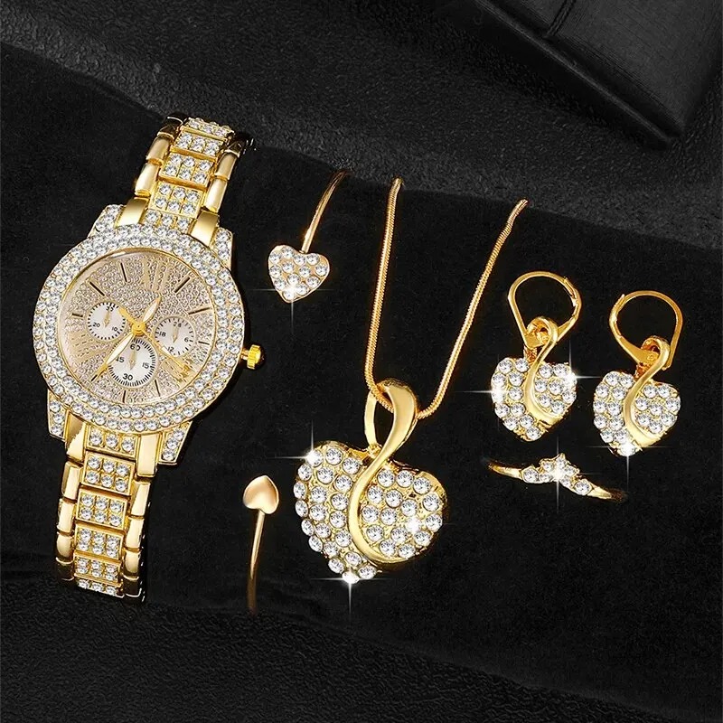 Luxury Watch Quartz - Women's Quartz Watch Gold Luxury Women