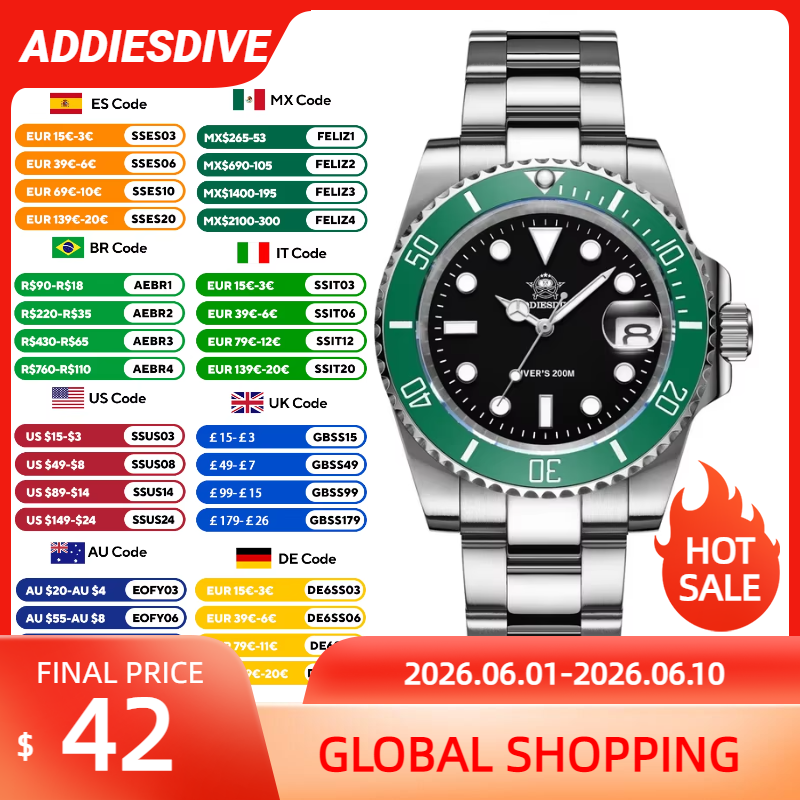 Luxury Watch Drawing - ADDIESDIVE NEW Luxury Men’s Quartz Watch