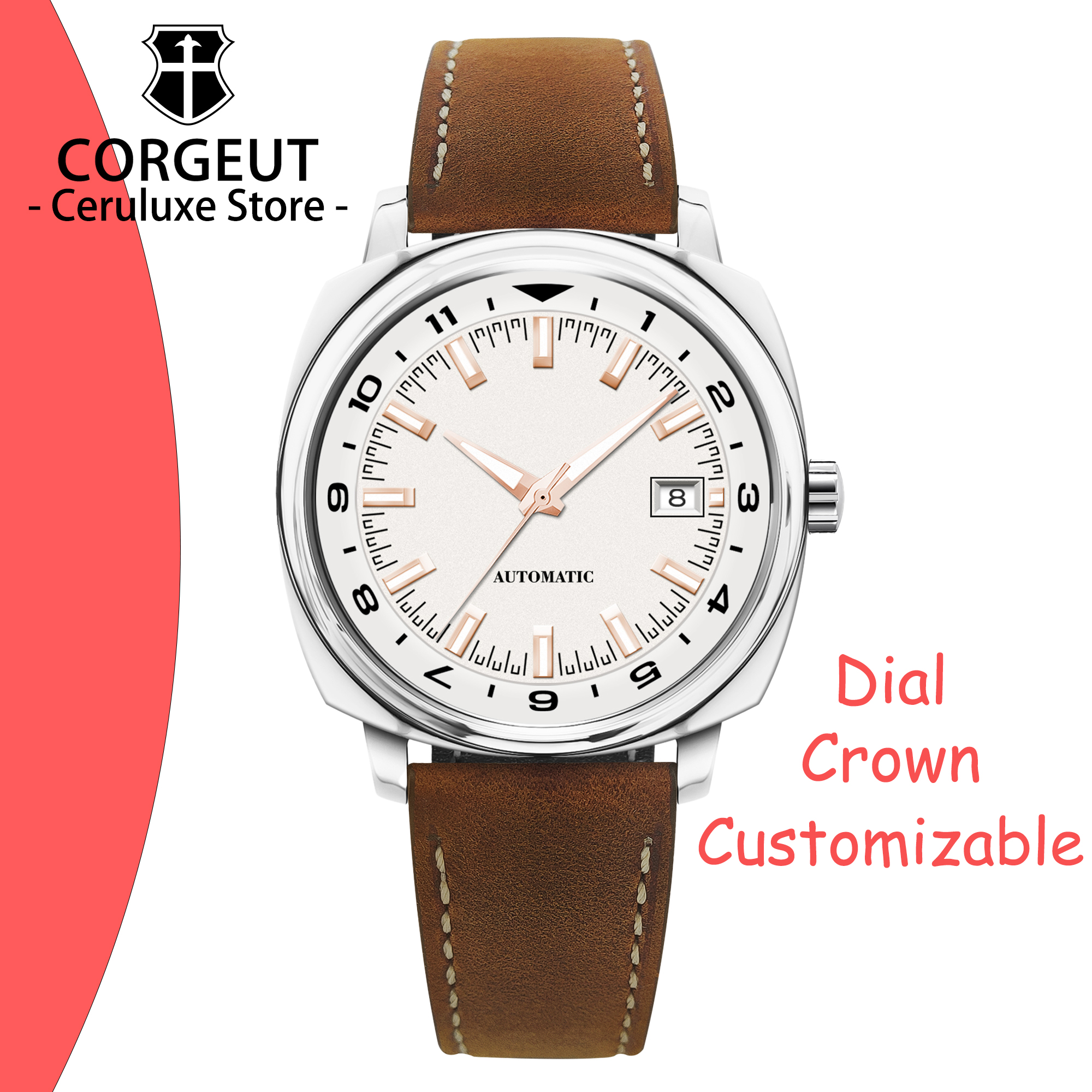 Luxury Watch Wallpaper - CUSTOM 42MM Stainless Steel Sapphire Glass