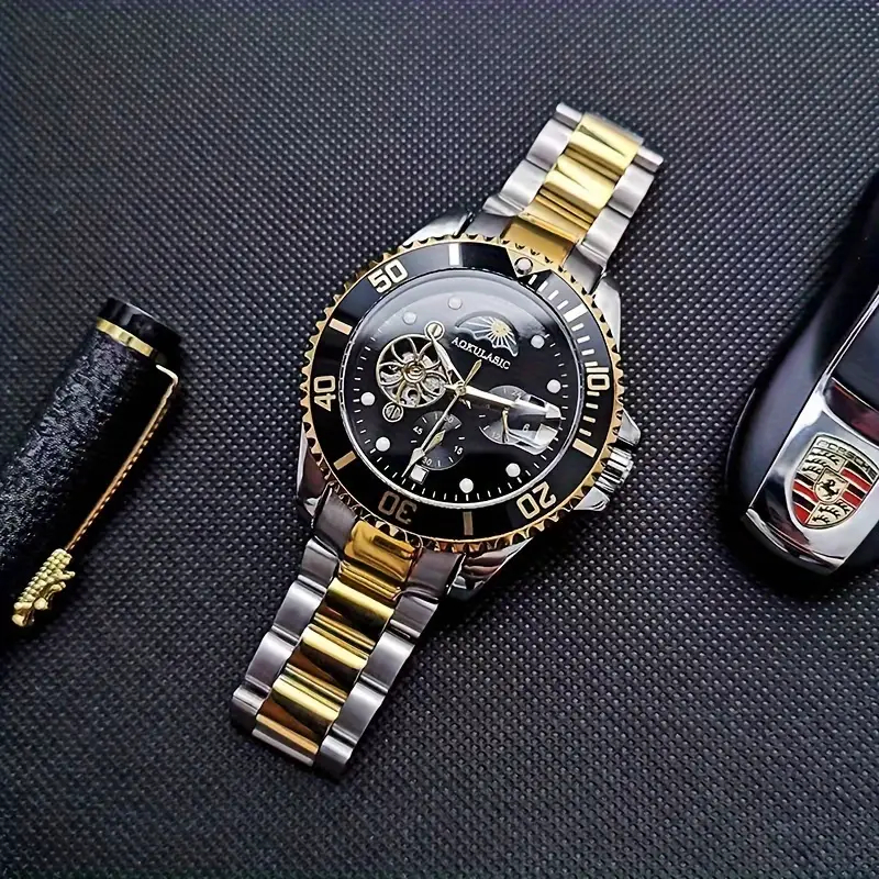 Luxury Watch Name Brands - Top Luxury Men's Business Skeleton Automatic
