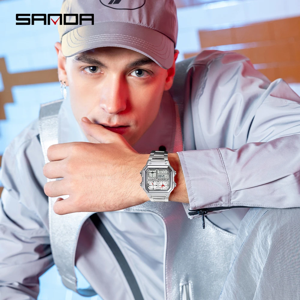 Fashion SANDA 6257 Popular Men - Luxury Watch Shop บทวิจารณ์และราคา