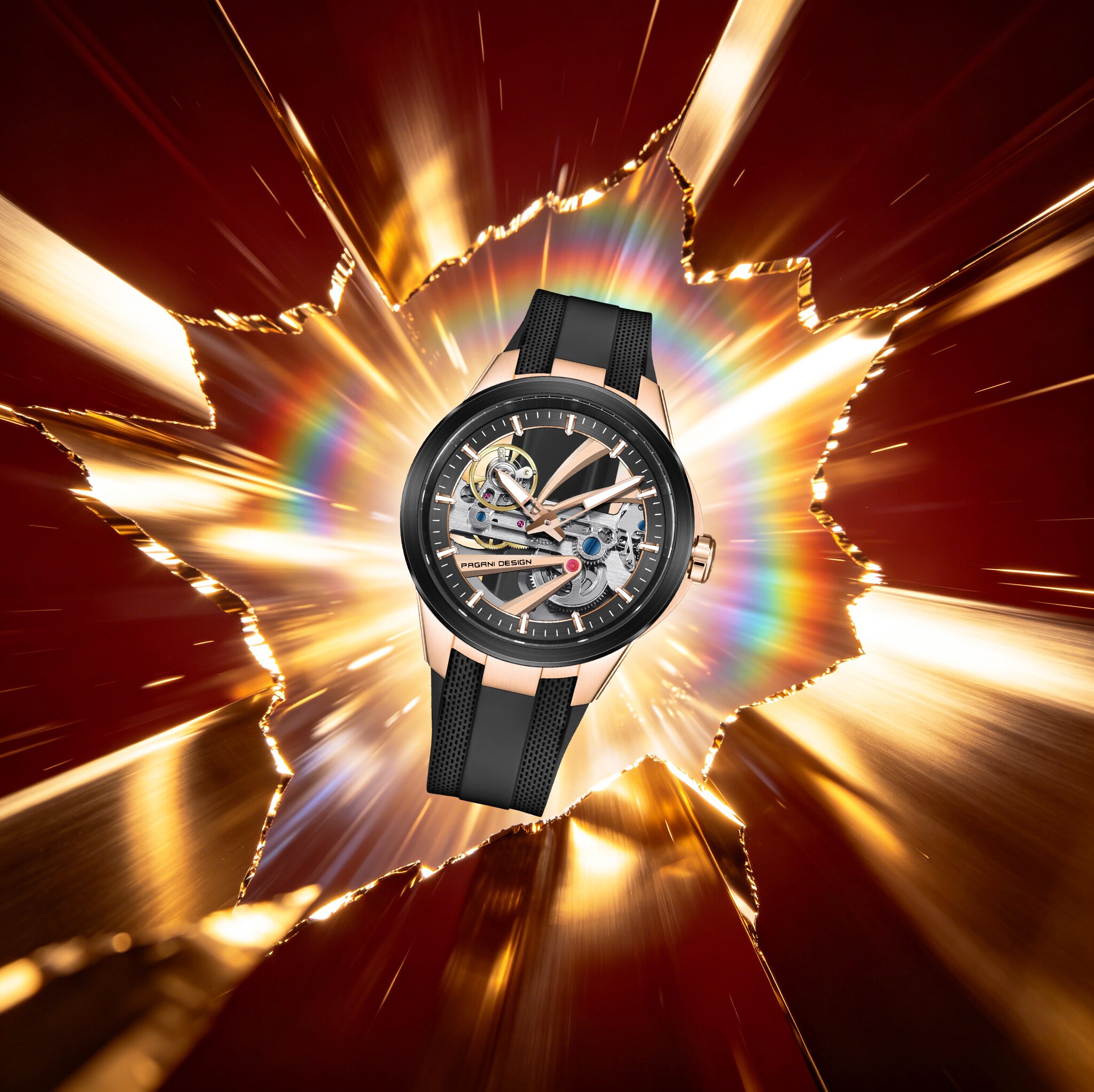 PAGANI DESIGN Extraordinary De - Luxury Watch All Black บทวิจารณ์และราคา