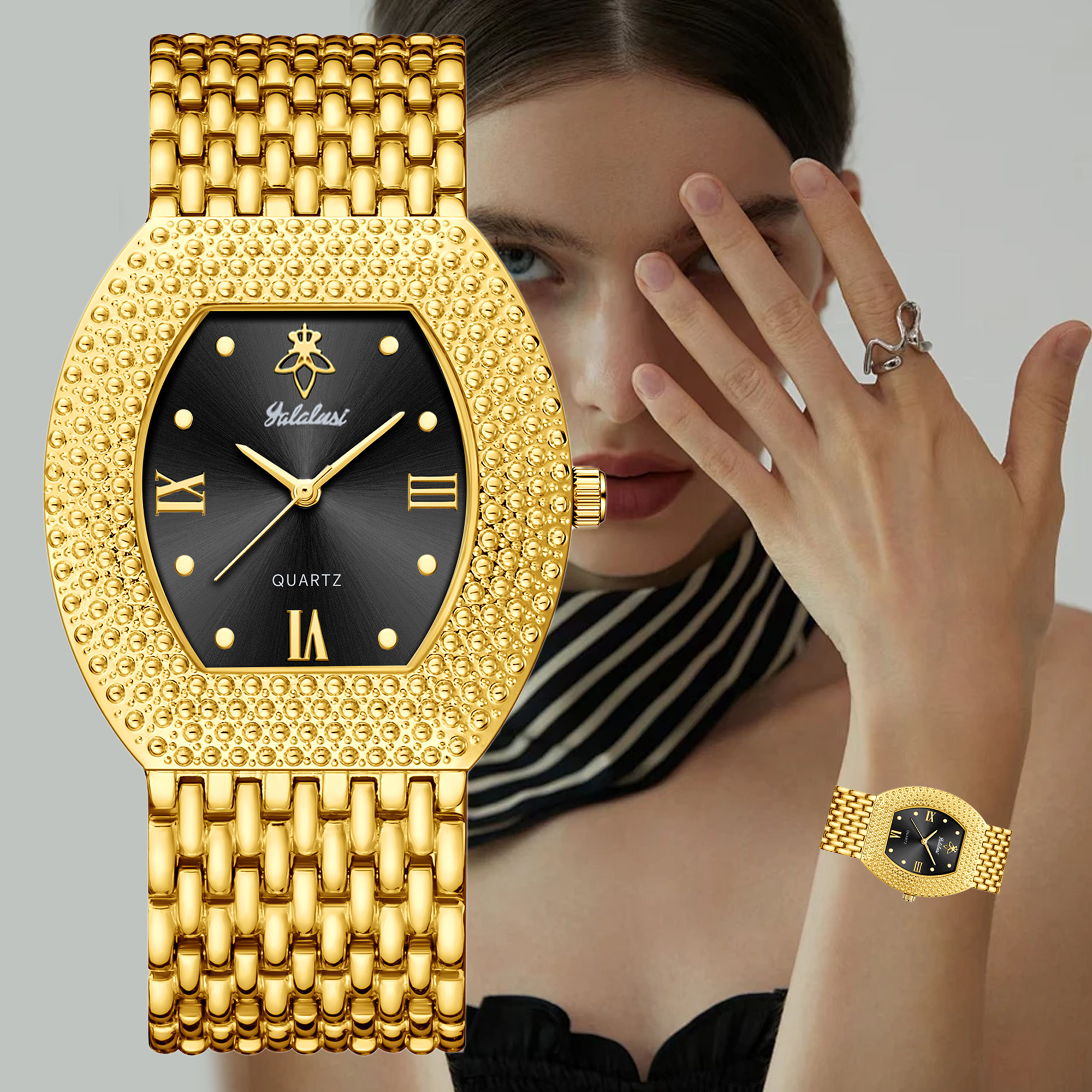 YaLaLuSi  Men Women Fashion Wa - Luxury Watch Wallpaper บทวิจารณ์และราคา