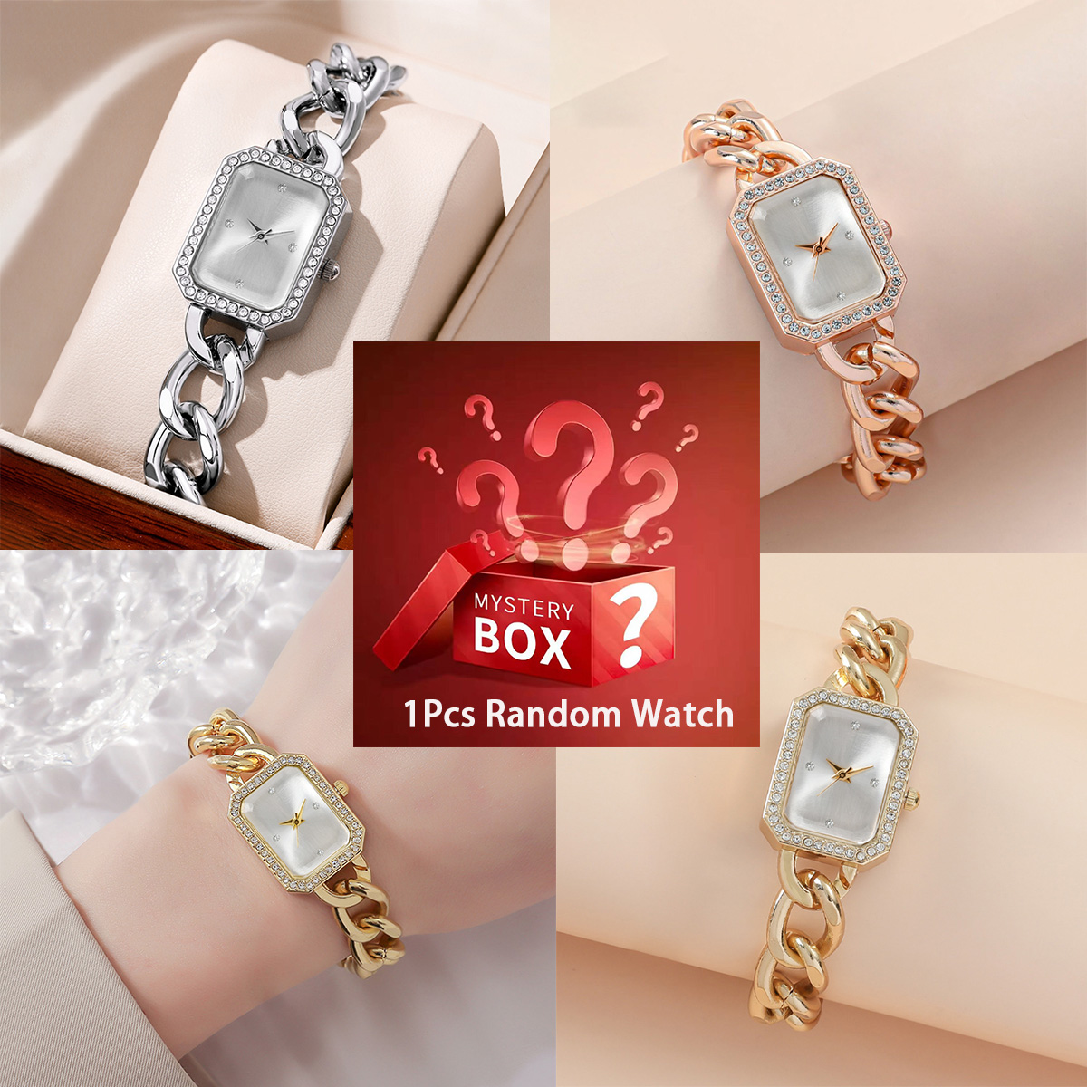 Mystery box contains 1randomco - Luxury Watch Box บทวิจารณ์และราคา