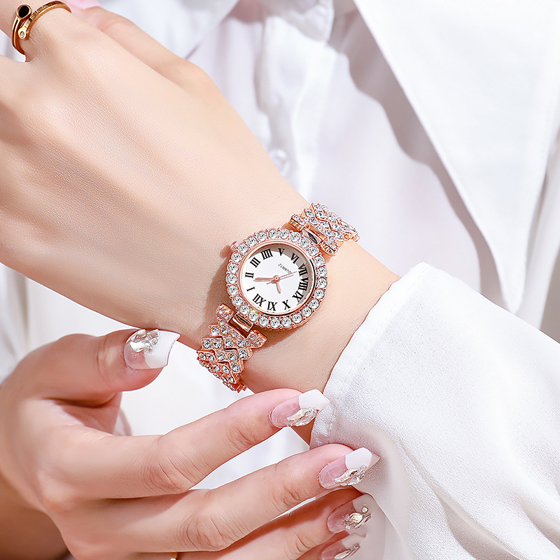 5PCS Luxury Rhinestone Women's - Luxury Watch Organizer บทวิจารณ์และราคา