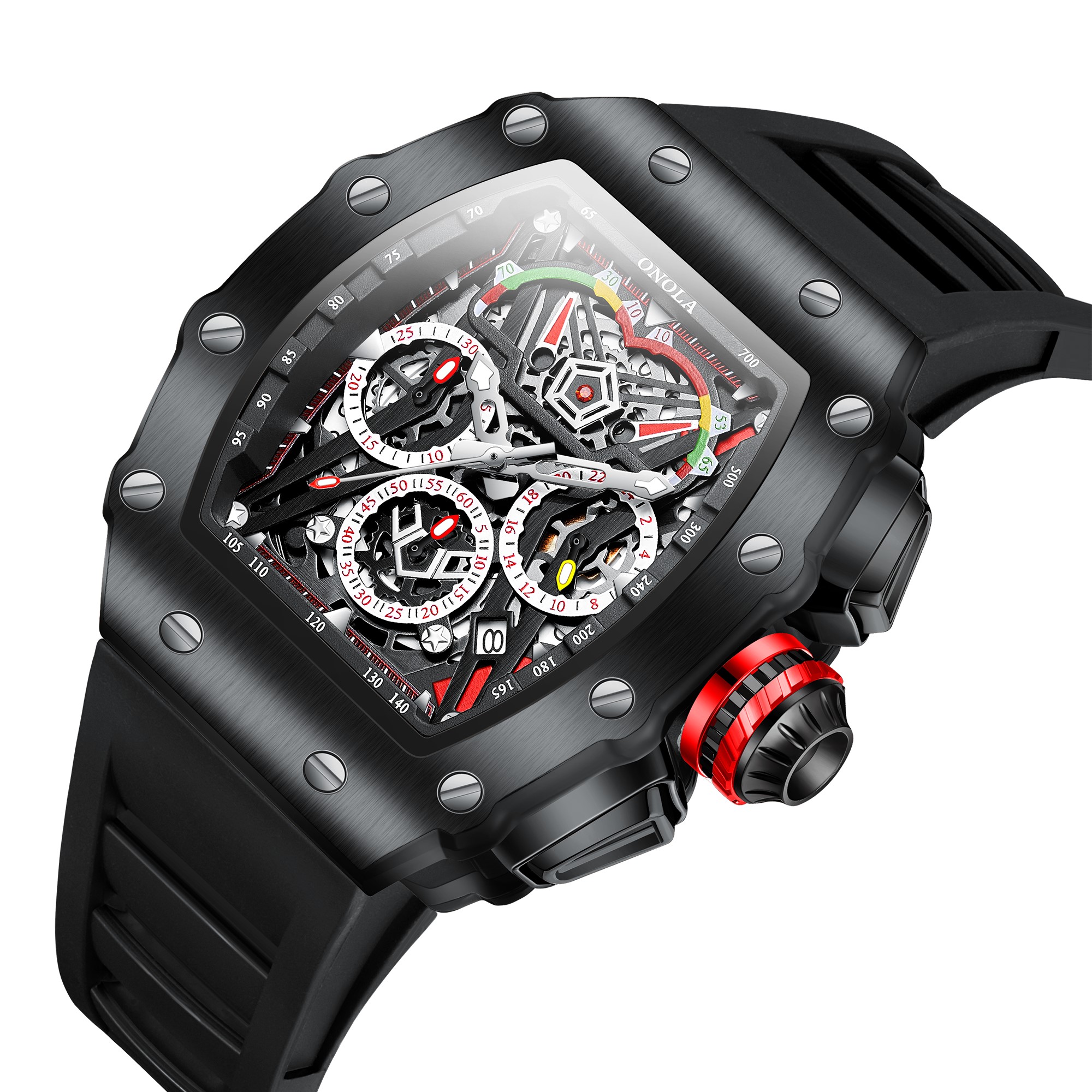ONOLA 2021 Top Brand Watch Men - Luxury Watch Wallpaper บทวิจารณ์และราคา