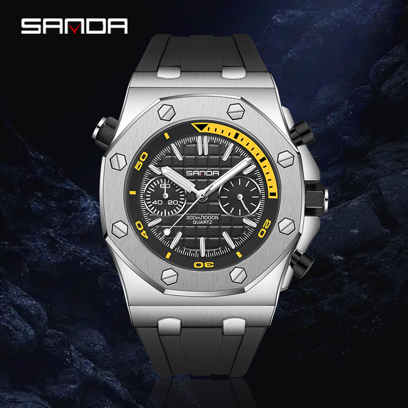 SANDA 7027 Fashion Luxury Men' - Luxury Watch Shop บทวิจารณ์และราคา