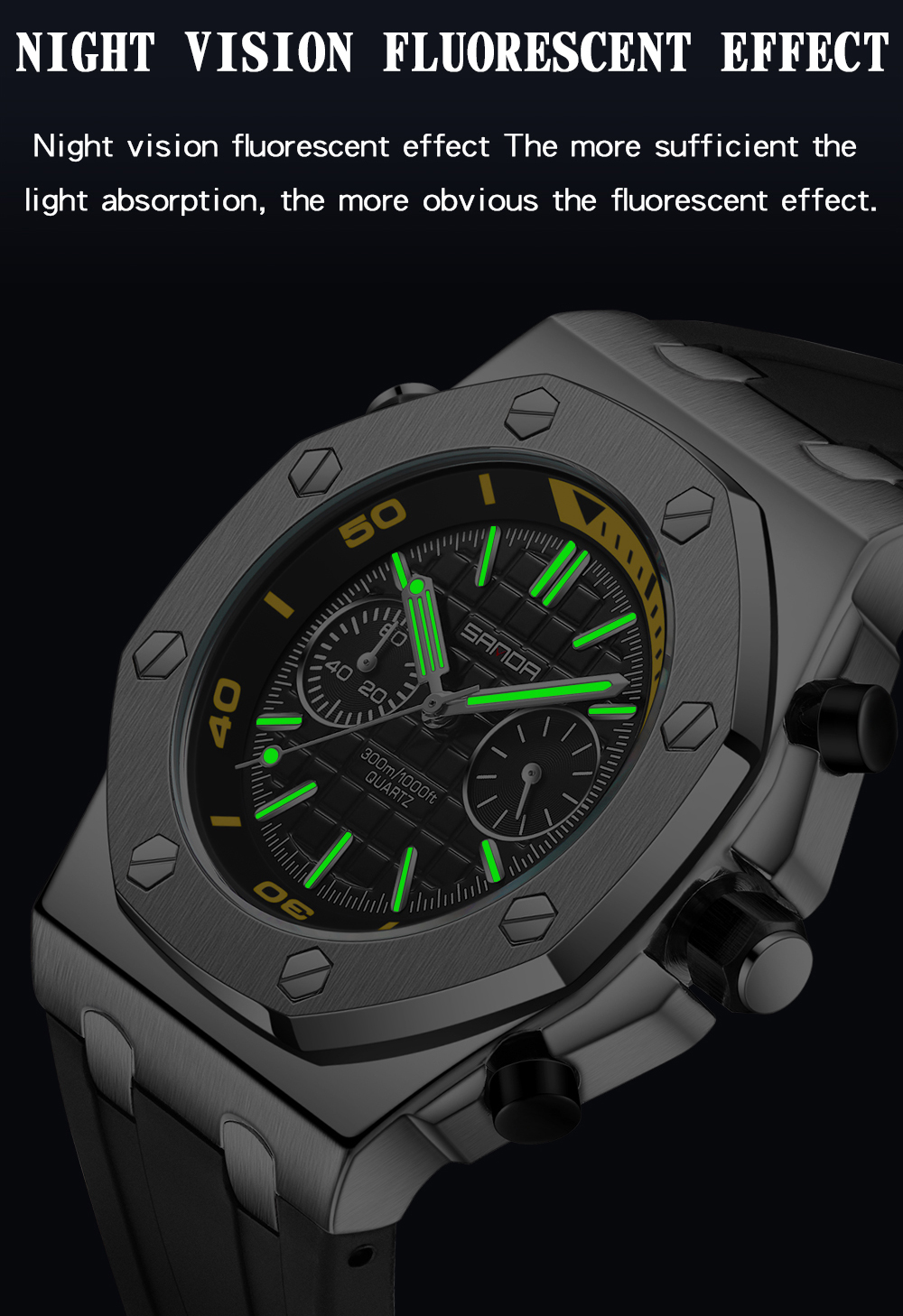 SANDA 7027 Fashion Luxury Men' - Luxury Watch Shop บทวิจารณ์และราคา