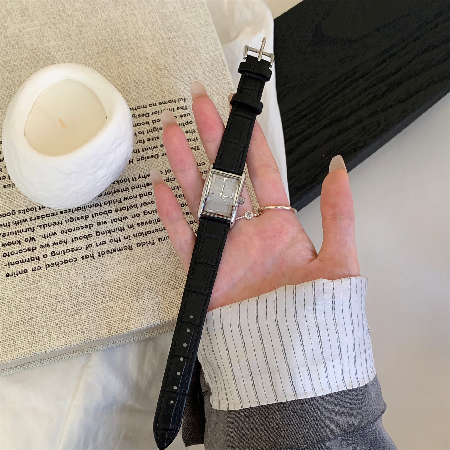 Niche high-end retro literary  - Luxury Watch Quartz บทวิจารณ์และราคา