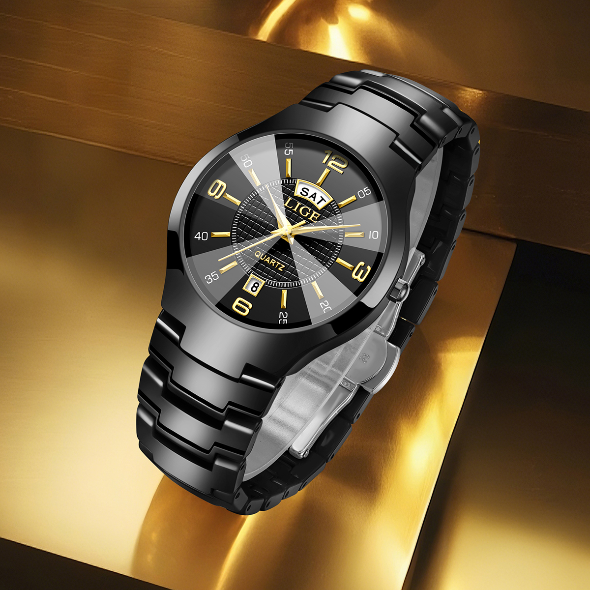 LIGE Fashion Elegant Women's W - Luxury Watch Quartz บทวิจารณ์และราคา
