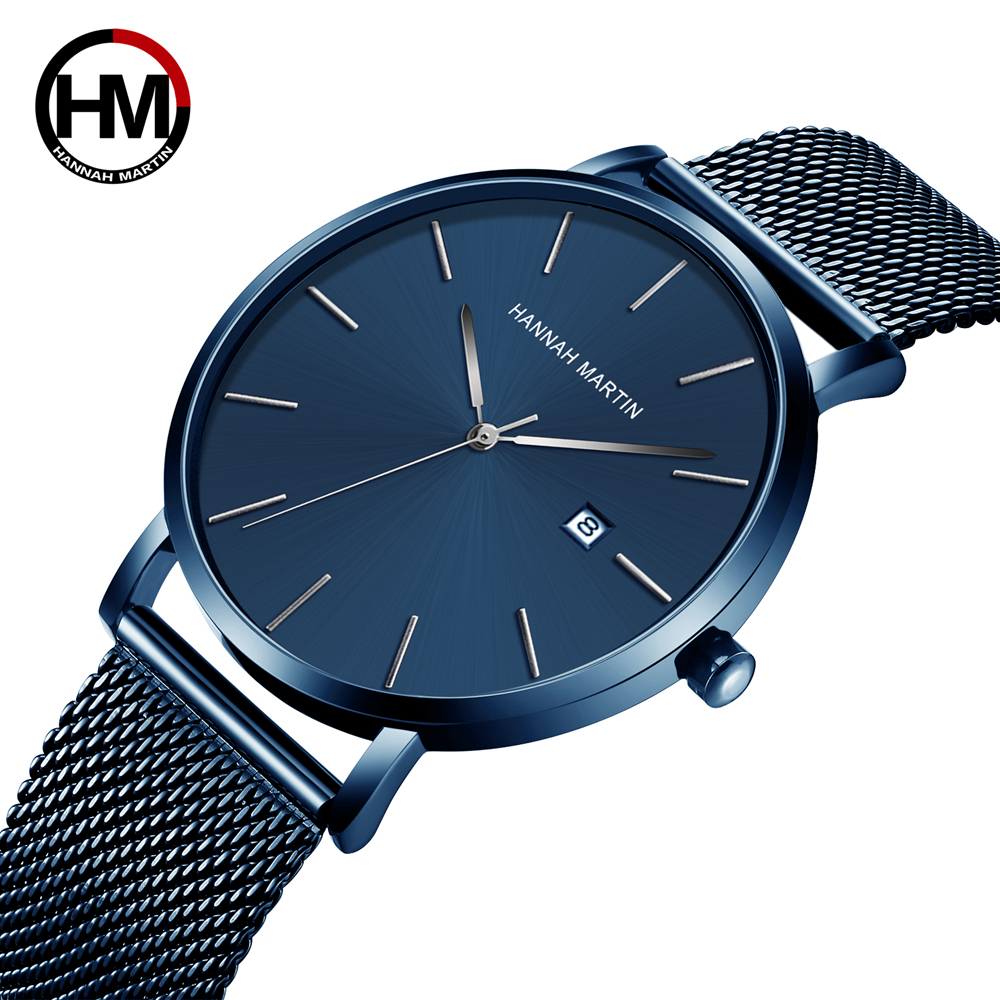 Japan Quartz Calendar Movement - Luxury Watch All Black บทวิจารณ์และราคา