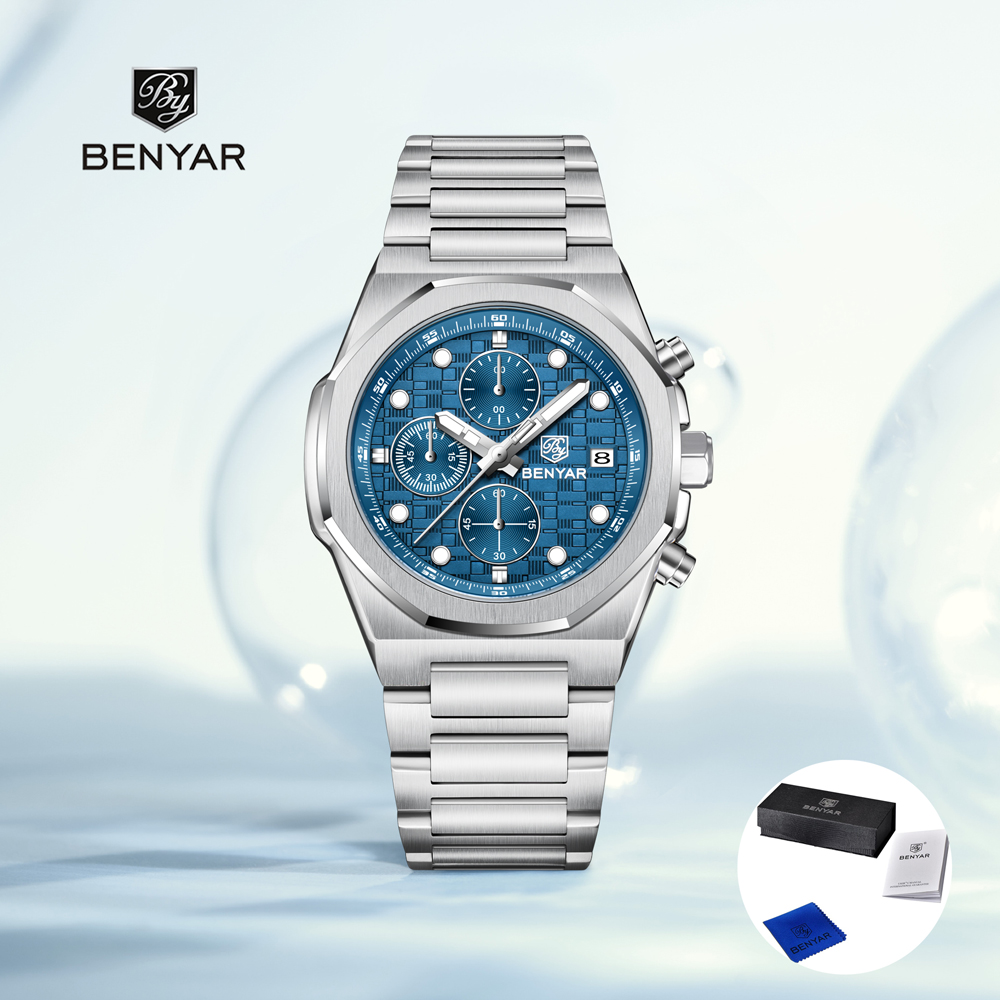 2025 New BENYAR Men's Watches  - Luxury Watch Wallpaper บทวิจารณ์และราคา