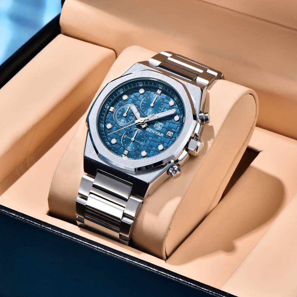 2025 New BENYAR Men's Watches  - Luxury Watch Wallpaper บทวิจารณ์และราคา