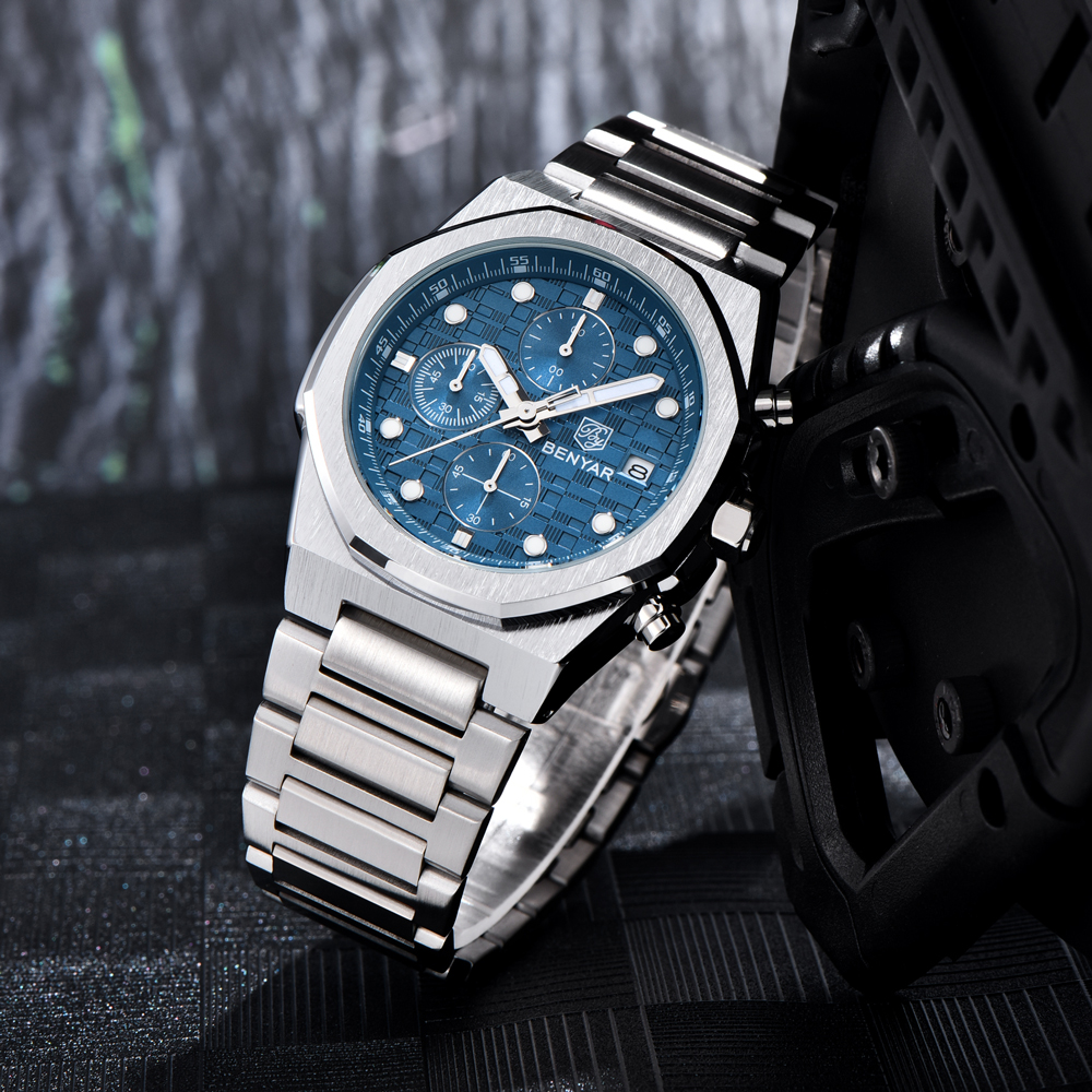 2025 New BENYAR Men's Watches  - Luxury Watch Wallpaper บทวิจารณ์และราคา