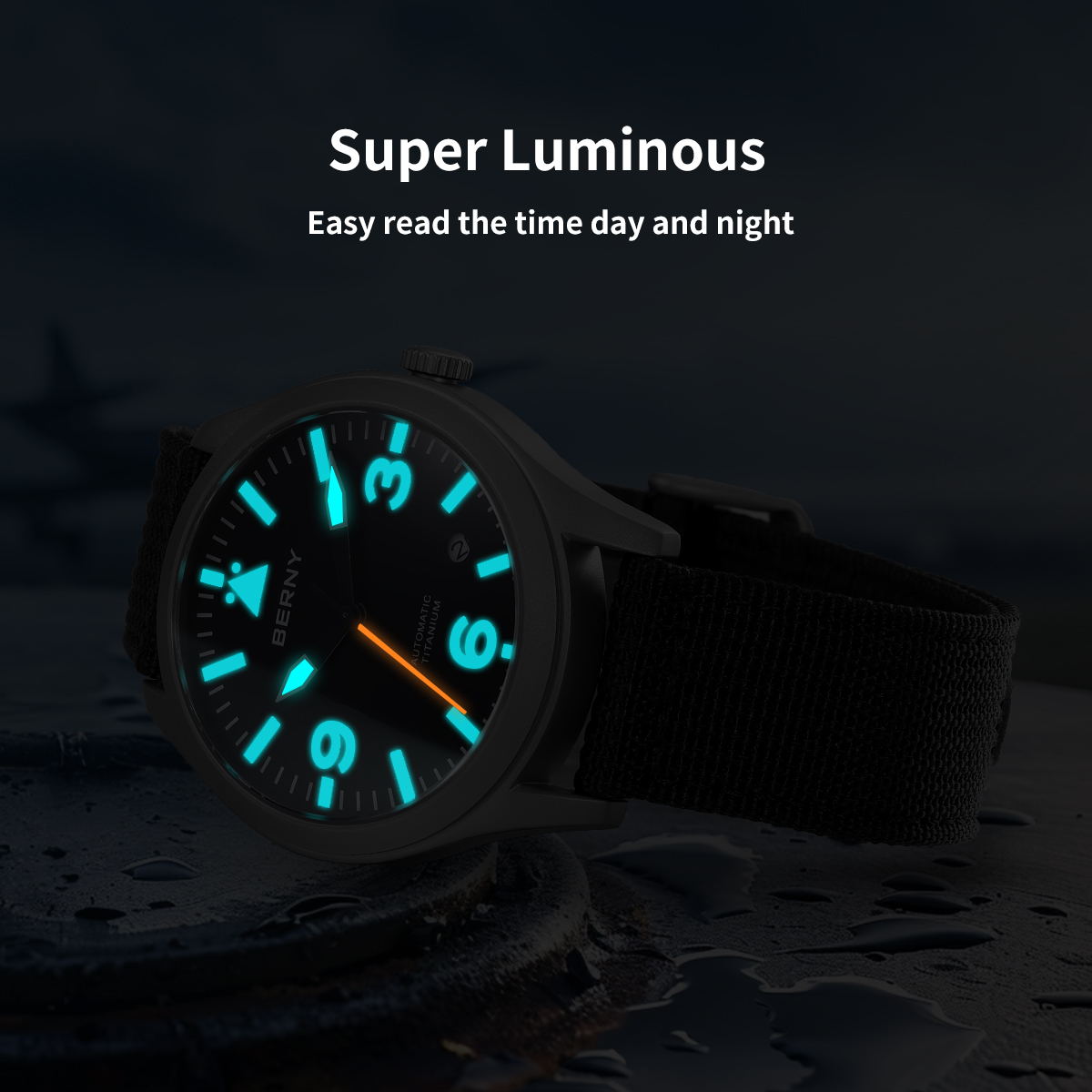 BERNY Full Titanium Automatic  - Titanium Sport Watch บทวิจารณ์และราคา