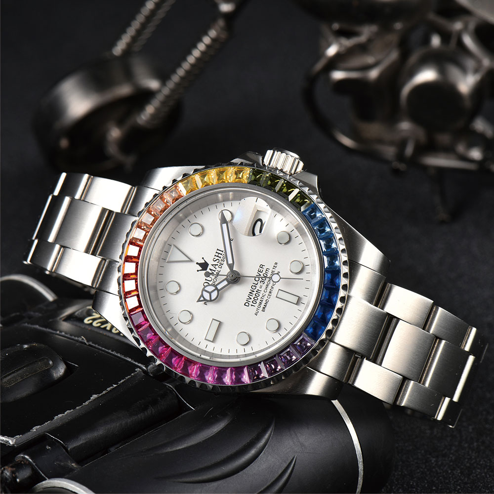 40mm luxury diving Men's watch - Luxury Watch Strap บทวิจารณ์และราคา