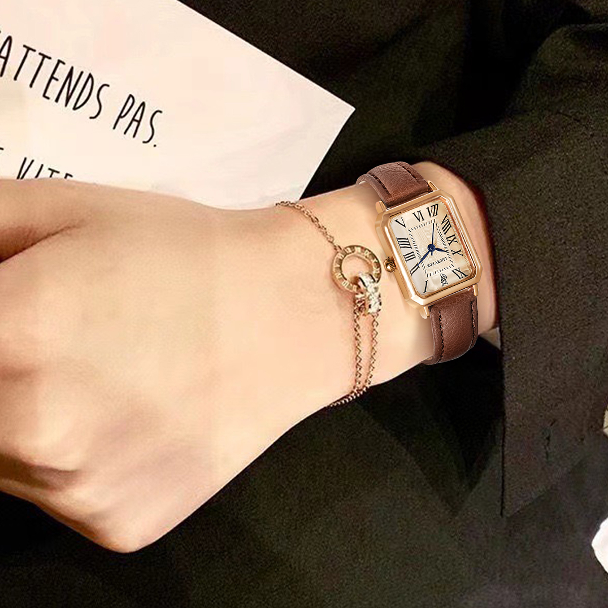 LUCKY FOX 2PCS Light Luxury Gi - Luxury Watch Organizer บทวิจารณ์และราคา