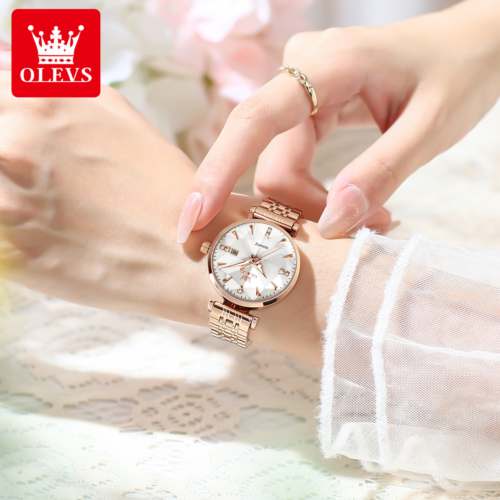 OLEVS brand beautiful women's  - Luxury Watch Quartz บทวิจารณ์และราคา