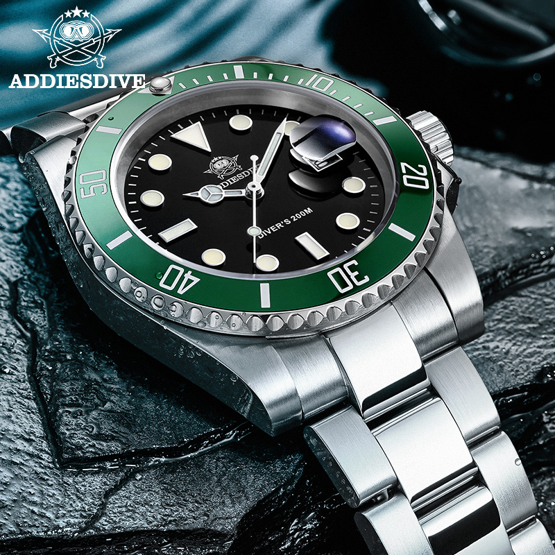 ADDIESDIVE 41mm Men's Quartz W - Luxury Watch Drawing บทวิจารณ์และราคา