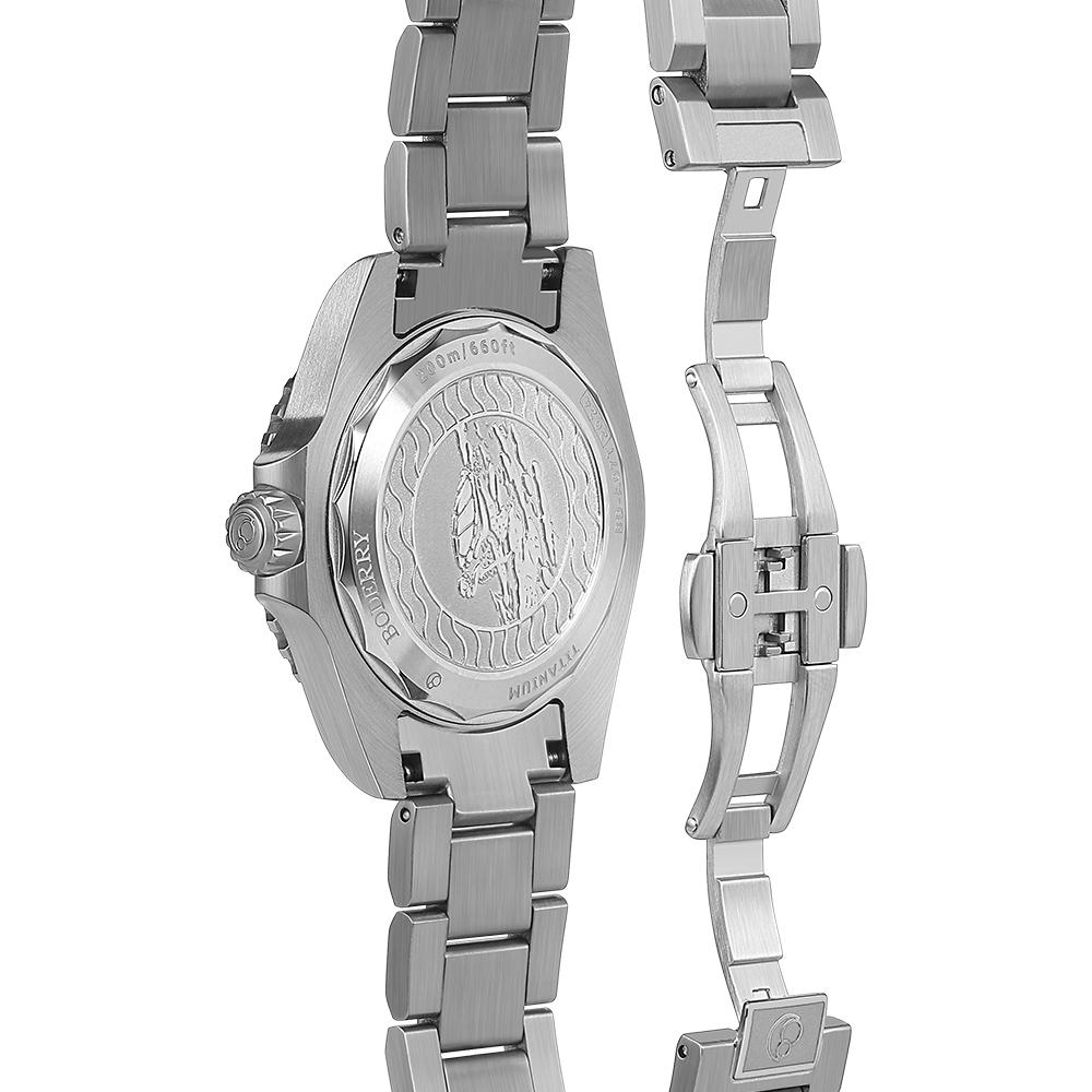 Boderry Titanium Diver Watch A - Titanium Sport Watch บทวิจารณ์และราคา