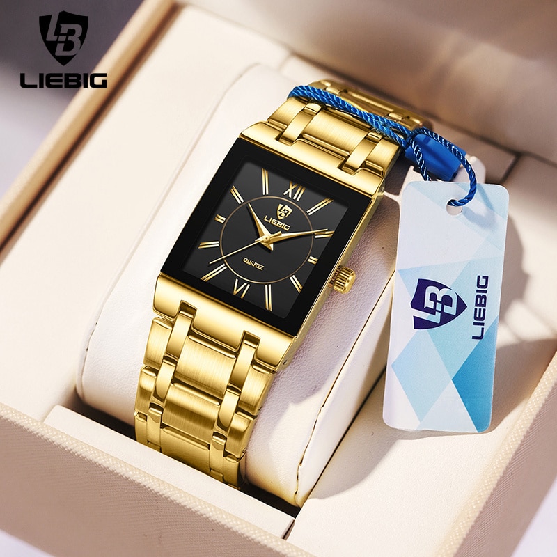LiEBIG Luxury Golden Quartz Wr - Luxury Watch Wallpaper บทวิจารณ์และราคา