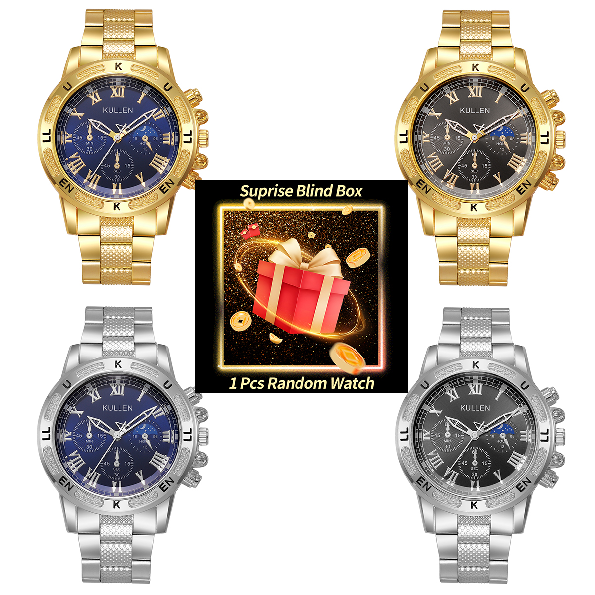 1PC Surprise Mystery Watch Bli - Luxury Watch Box บทวิจารณ์และราคา