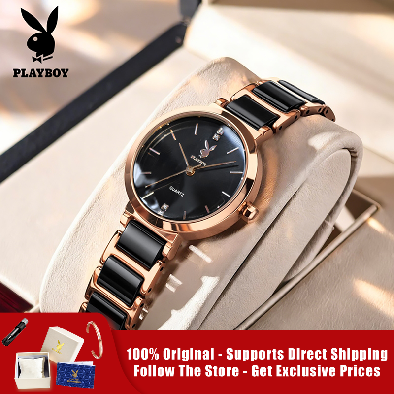 PLAYBOY 3128 Brand original au - Luxury Watch Quartz บทวิจารณ์และราคา