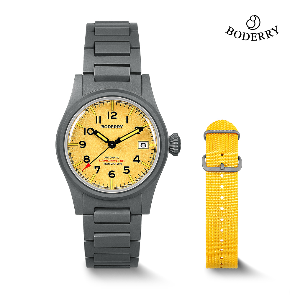 Boderry LANDMASTER Field Titan - Titanium Sport Watch บทวิจารณ์และราคา