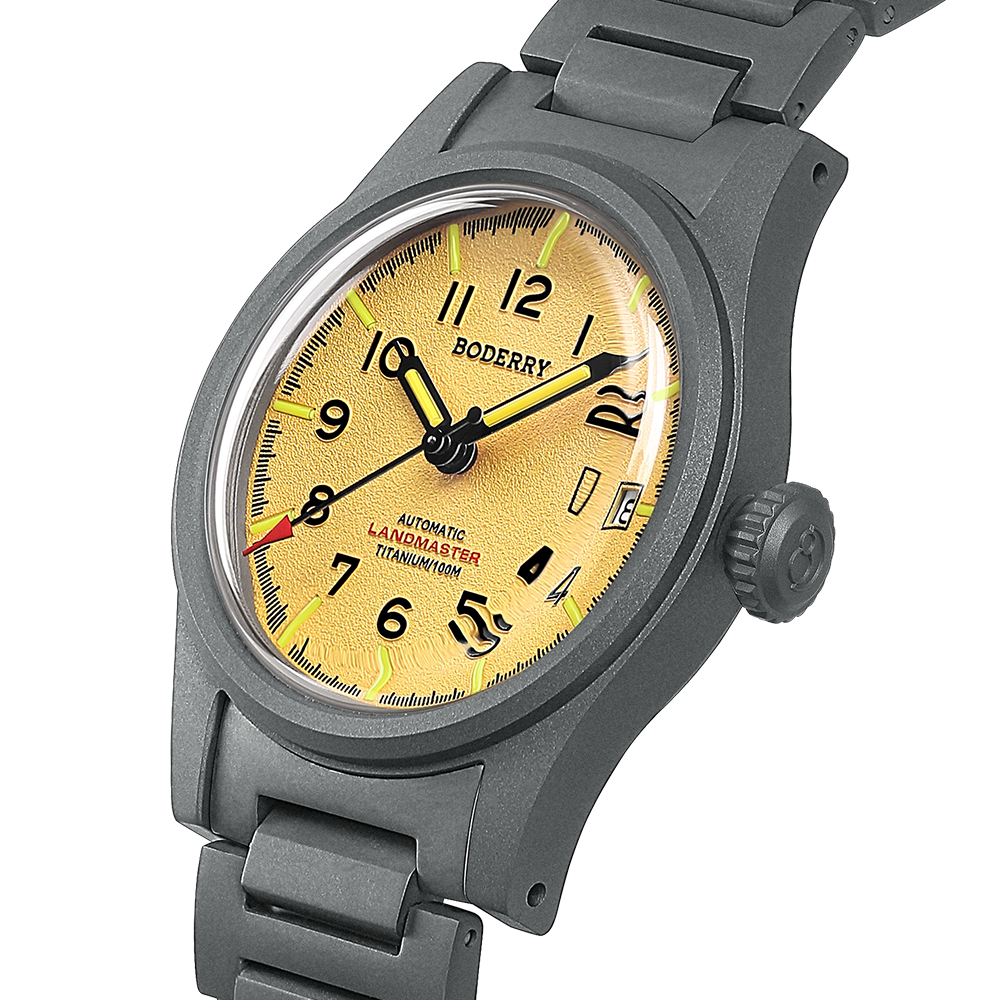 Boderry LANDMASTER Field Titan - Titanium Sport Watch บทวิจารณ์และราคา