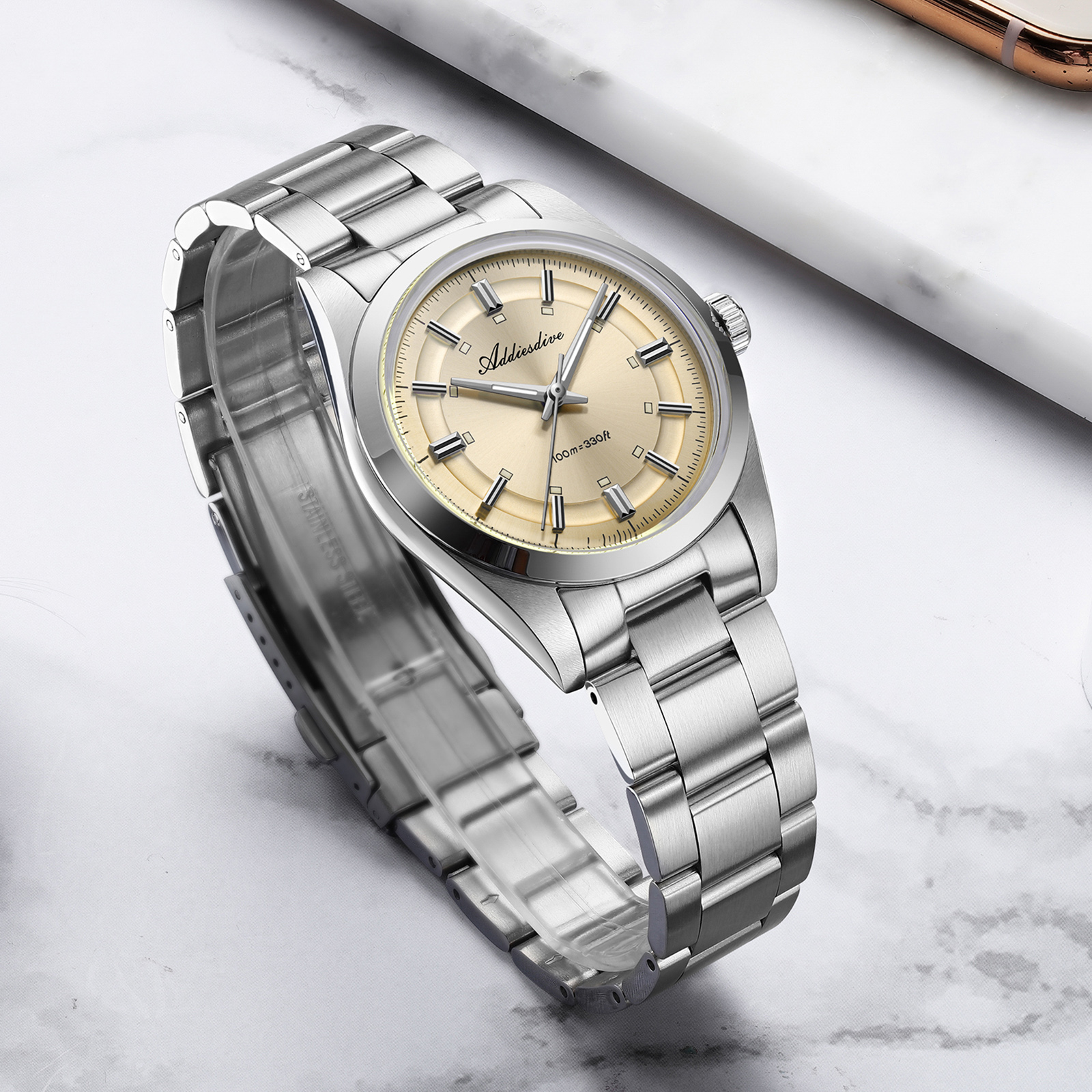 ADDIESDIVE Super Luminous Japa - Luxury Watch Quartz บทวิจารณ์และราคา