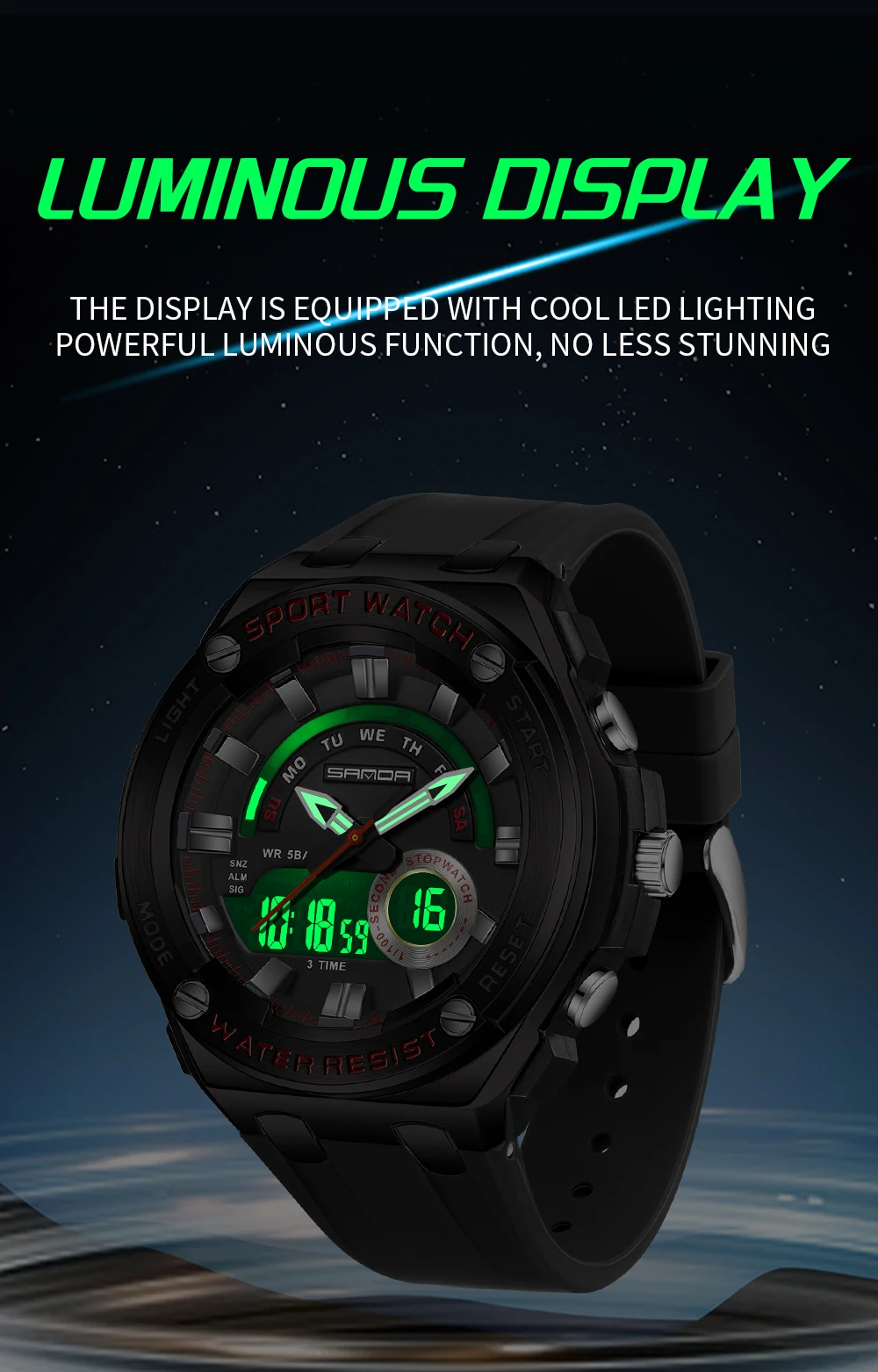 SANDA New Hot Selling Men's El - Luxury Watch Shop บทวิจารณ์และราคา