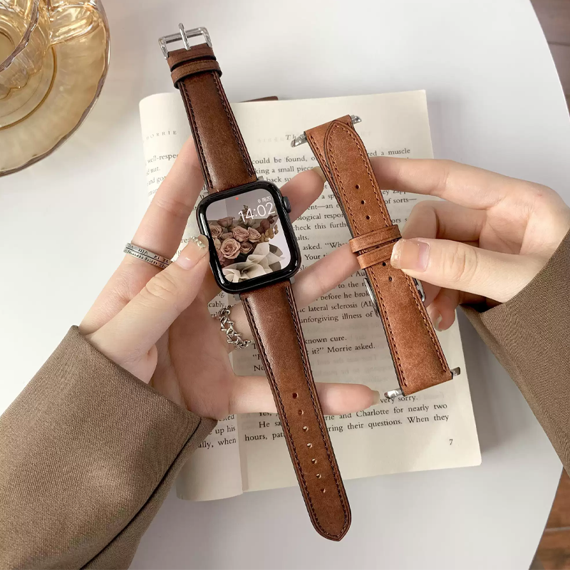 Leather Watch Straps for Apple - Luxury Watch Hermes บทวิจารณ์และราคา