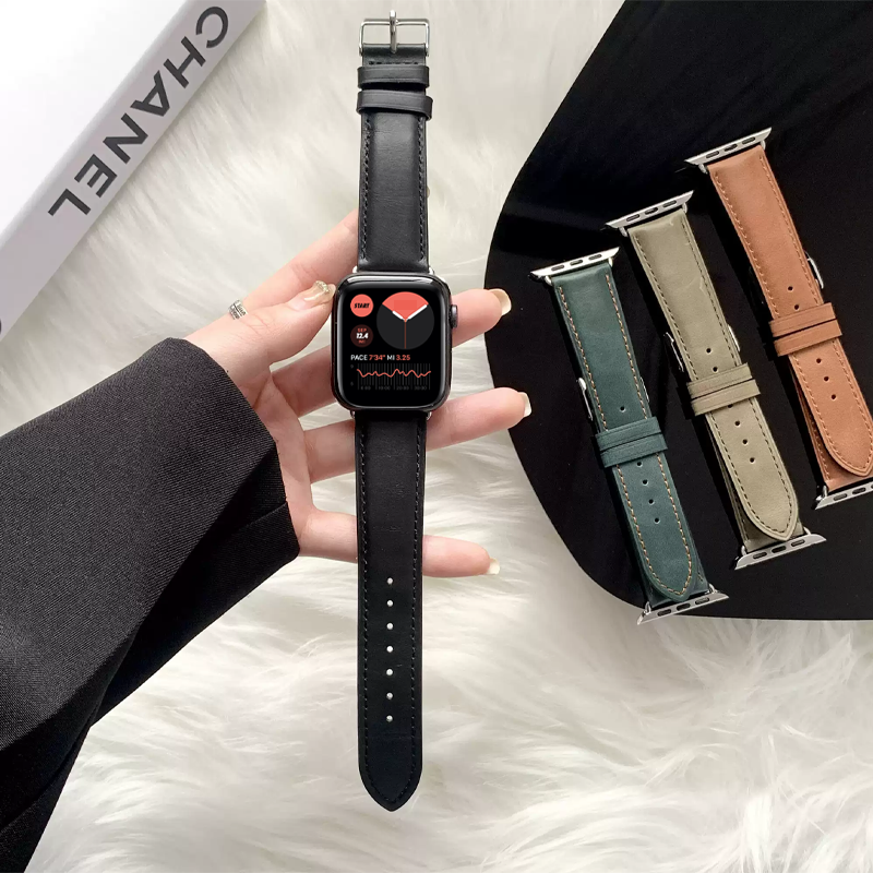 Leather Watch Straps for Apple - Luxury Watch Hermes บทวิจารณ์และราคา
