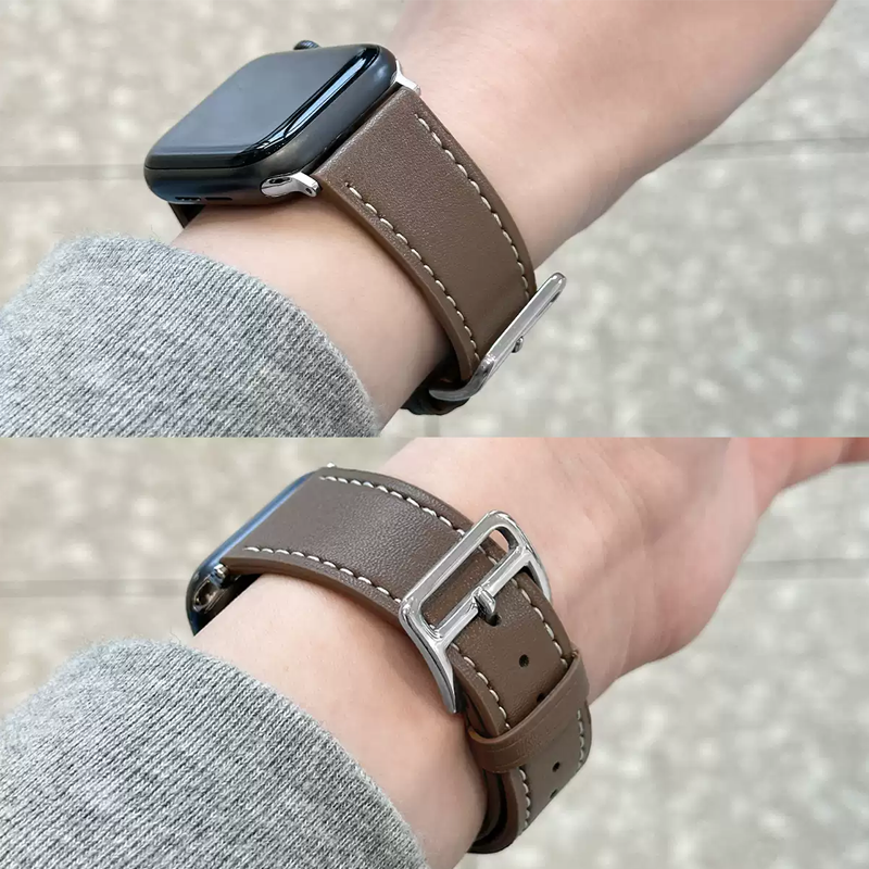 Leather Watch Straps for Apple - Luxury Watch Hermes บทวิจารณ์และราคา