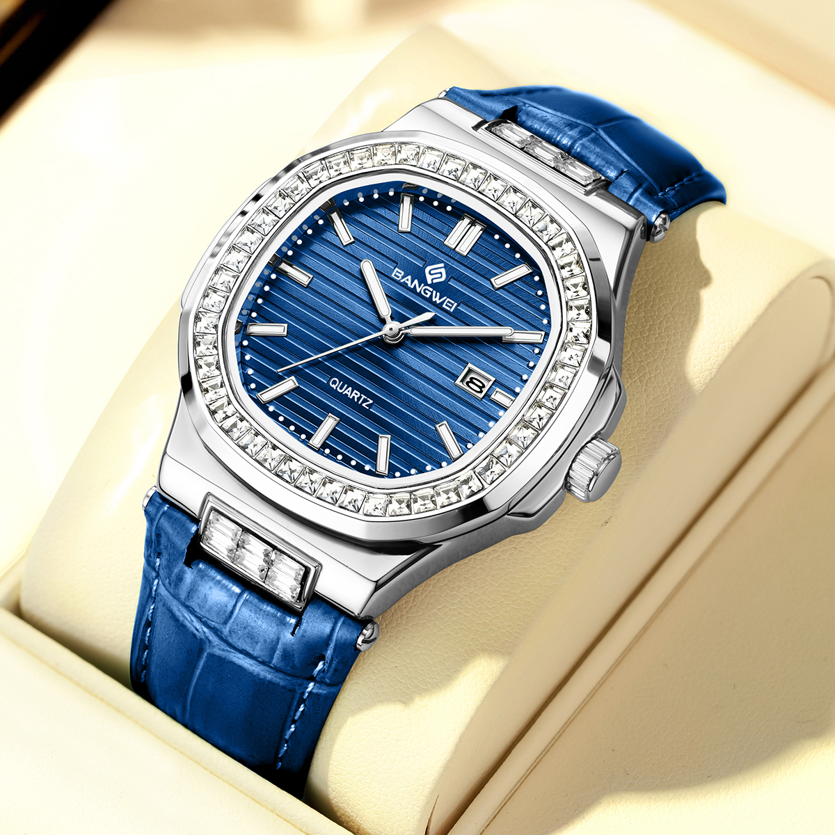 BANGWEI Top Brand Luxury Mens  - Luxury Watch Manufacturers บทวิจารณ์และราคา