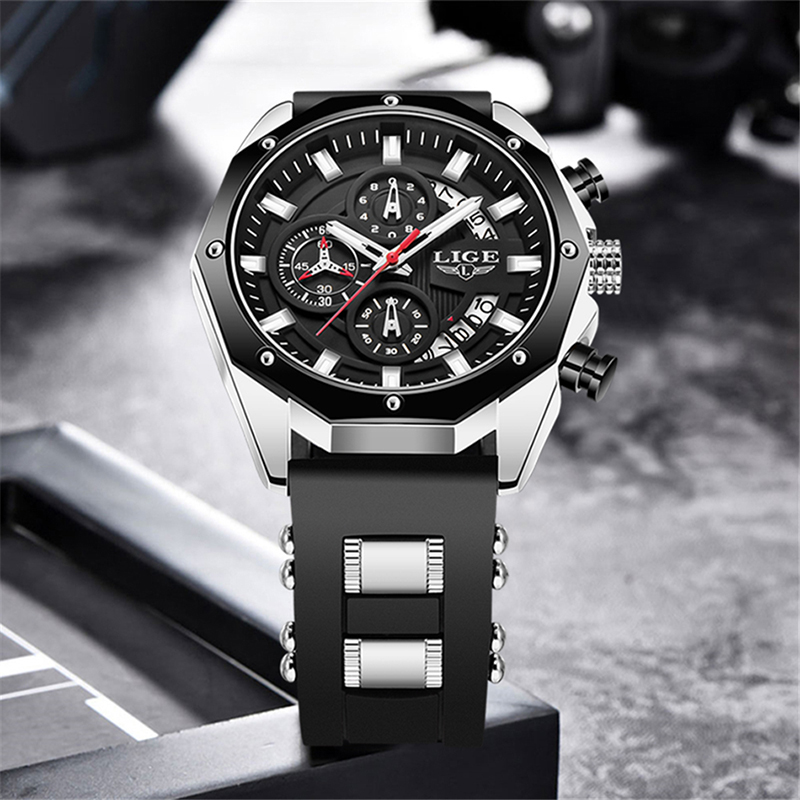 LIGE Fashion Outdoor Quartz Ma - Luxury Watch Box บทวิจารณ์และราคา