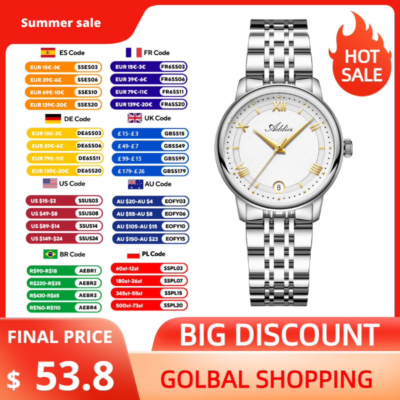 Addies New Luxury Women's Watc - Luxury Watch Quartz บทวิจารณ์และราคา