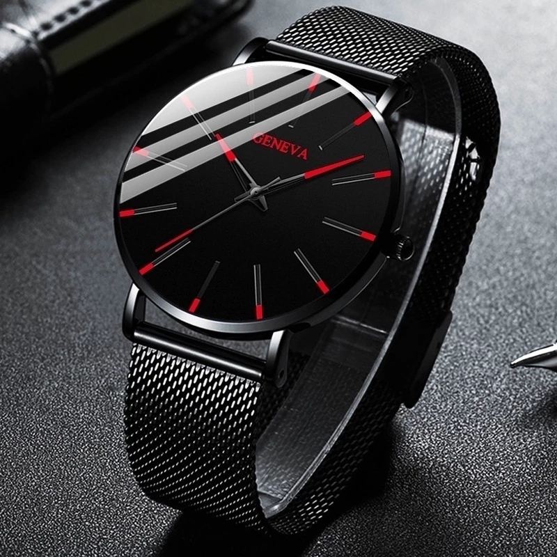 5PCS/Set Luxury Men Business W - Luxury Watch All Black บทวิจารณ์และราคา