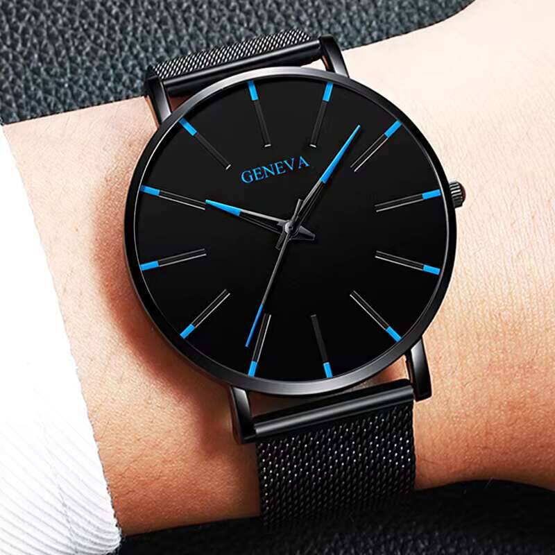 5PCS/Set Luxury Men Business W - Luxury Watch All Black บทวิจารณ์และราคา