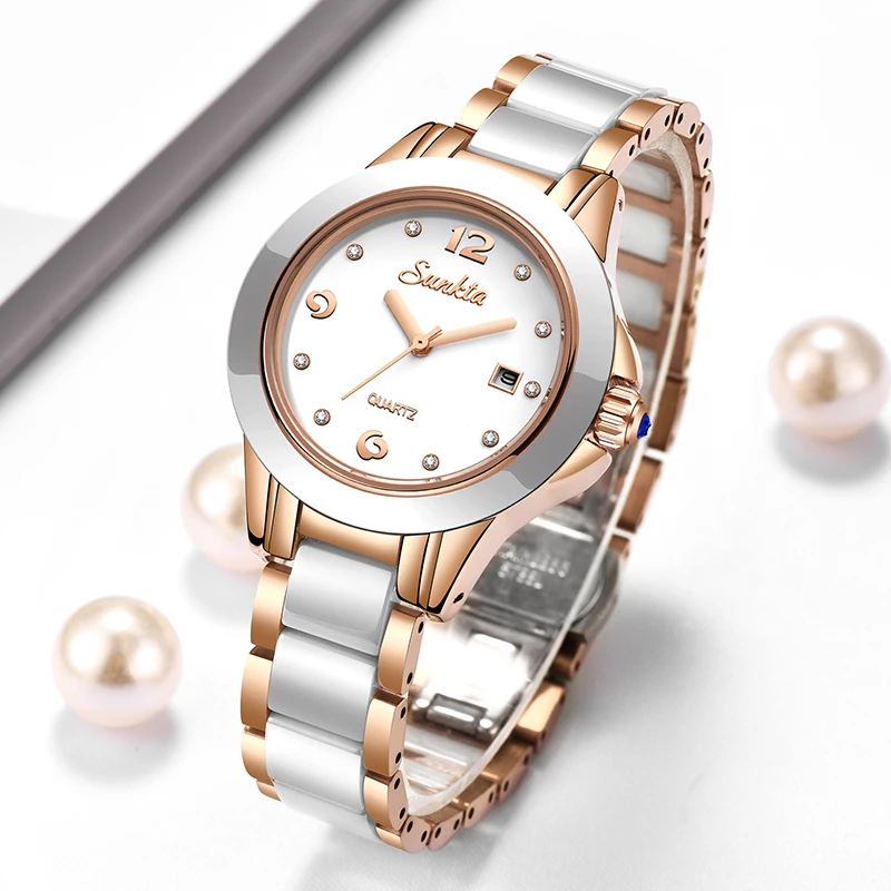 Sunkta Fashion Casual Quartz W - Luxury Watch Quartz บทวิจารณ์และราคา
