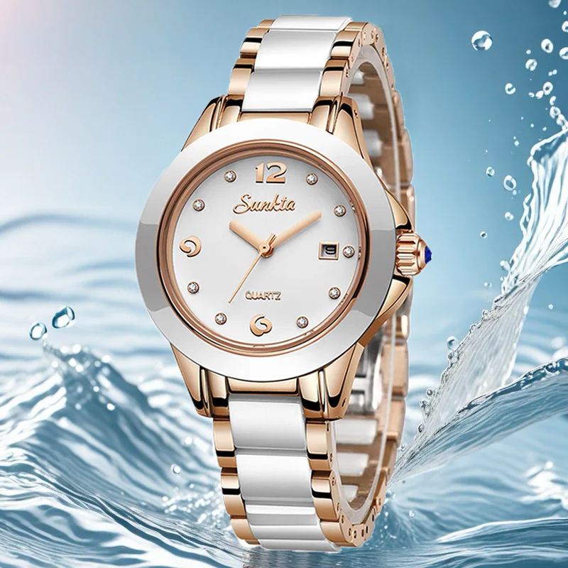Sunkta Fashion Casual Quartz W - Luxury Watch Quartz บทวิจารณ์และราคา