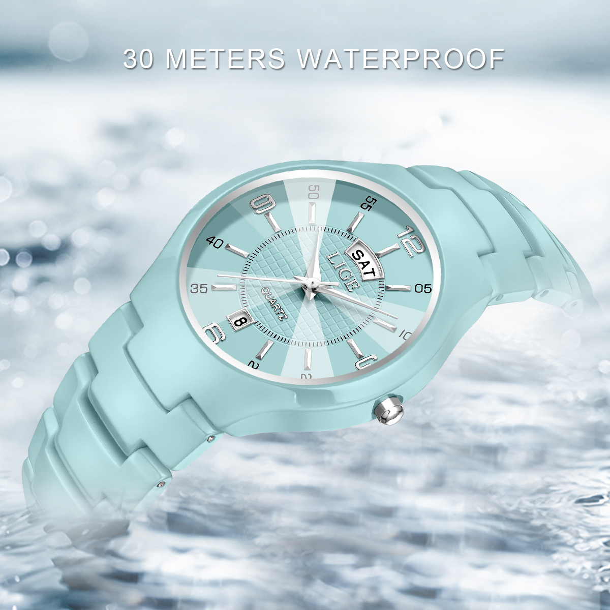 LIGE Luxury Elegant Quartz Wom - Luxury Watch Quartz บทวิจารณ์และราคา