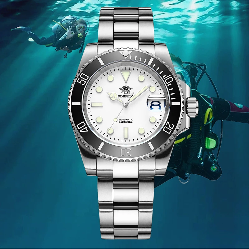 ADDIESDIVE Stainless Steel Men - Luxury Watch Drawing บทวิจารณ์และราคา
