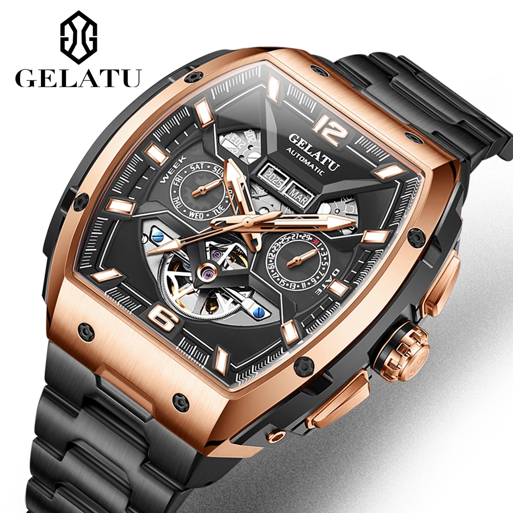 Reloj Hombre Watches Mens GELA - Luxury Watch All Black บทวิจารณ์และราคา