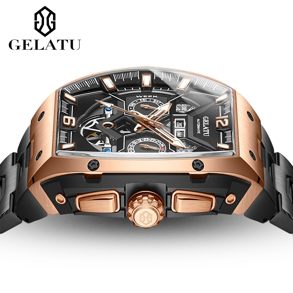 Reloj Hombre Watches Mens GELA - Luxury Watch All Black บทวิจารณ์และราคา