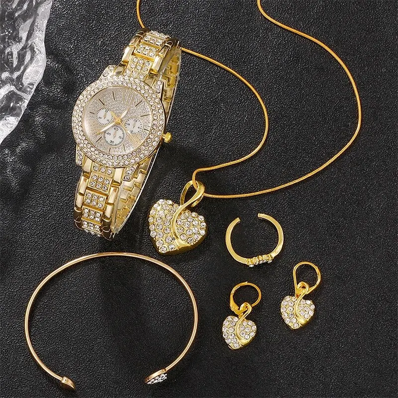 Women's Quartz Watch Gold Luxu - Luxury Watch Quartz บทวิจารณ์และราคา