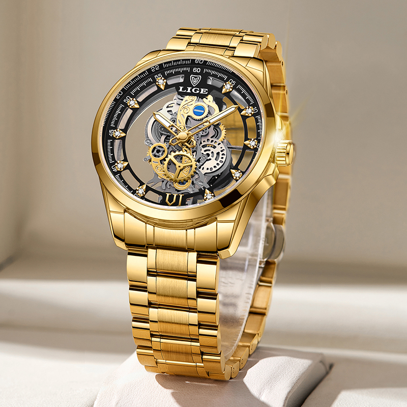 2026 LIGE Men Watch Skeleton A - Luxury Watch Manufacturers บทวิจารณ์และราคา